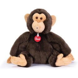 Trudi Scimmia Bisko Scimmietta mascotte peluche, scimpanzè | 33x30x19 cm taglia M | Animali Esotici tropicali | modello 27147