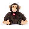 Trudi Scimmia Bisko Scimmietta mascotte peluche, scimpanzè | 33x30x19 cm taglia M | Animali Esotici tropicali | modello 27147
