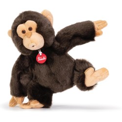 Trudi Scimmia Bisko Scimmietta mascotte peluche, scimpanzè | 33x30x19 cm taglia M | Animali Esotici tropicali | modello 27147