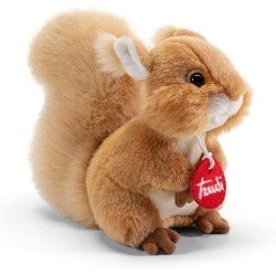 Trudi Trudino Scoiattolo Deluxe peluche Park Collection. Animali del bosco | 9x12x15cm taglia XS | Collezione Parco dello Stelv