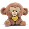 Scimmia Cuore Giallo | Animali peluche | 12,5x13x12 cm taglia XS | Heart Animals | modello 51551