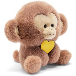 Scimmia Cuore Giallo | Animali peluche | 12,5x13x12 cm taglia XS | Heart Animals | modello 51551