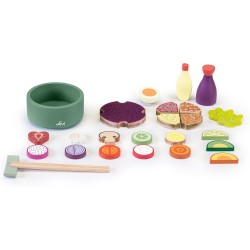 Set Poké (28pz) Sevi | Giochi in legno educativi bambini dai 2-3 anni | 25x18x10cm | Giochi di imitazione | modello 83132