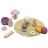 SEVI Mix & Match Funghetti (17 pz) giocattoli educativi in legno, giochi 2+ | Nature Botanical | modello 83139