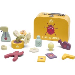 SEVI Play Set Valigetta SOS Piante (17 pz), giocattoli educativi in legno, giochi 2+ | Nature Botanical | modello 83141