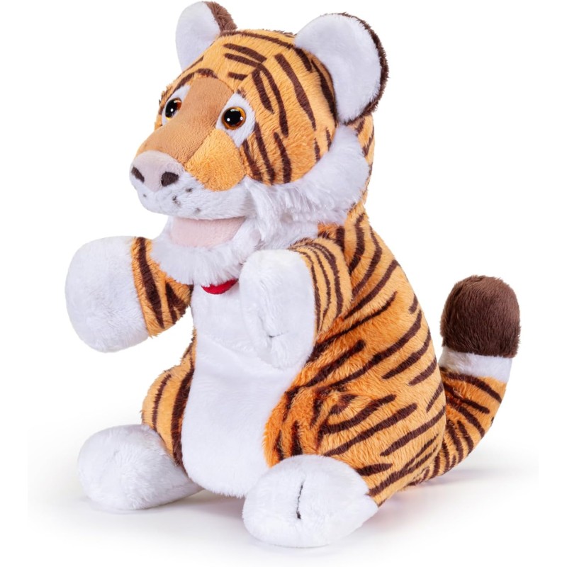 Marionetta Tigre Trudi | marionette peluche per spettacolo teatrale | 16x24x17cm taglia S | Marionette Puppets | modello 29318