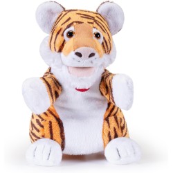 Marionetta Tigre Trudi | marionette peluche per spettacolo teatrale | 16x24x17cm taglia S | Marionette Puppets | modello 29318
