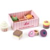 Set Pasticcini (16pz) Sevi | Giochi in legno educativi bambini dai 2-3 anni | Giochi di imitazione | modello 83131