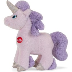 Trudi Sw Col Unicorno rosa Peluche unicorno arcobaleno, regalo bambini compleanno | 10x10x4 cm taglia XXS | Fantasy Unicorn col