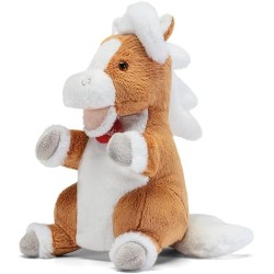 Marionetta Cavallo | Animali peluche idea regalo | 18x37x20 cm taglia S | Marionette | modello 28391