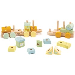 Sevi Primi Giochi, Il mio Primo Trenino (18 pz) MISURE - 41x12x9 cm, 83111