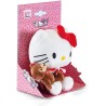 Trudi Hello Kitty e l amico Orso Ettore | Peluche | 15x14,5x10 cm taglia XS | Hello Kitty and friends | modello 25045
