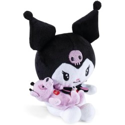 Trudi Kuromi e l amico Orso Ettore | Peluche Kuromi anniversary | 15x14,5x10 cm taglia XS | Hello Kitty and friends | modello 2