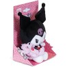 Trudi Kuromi e l amico Orso Ettore | Peluche Kuromi anniversary | 15x14,5x10 cm taglia XS | Hello Kitty and friends | modello 2