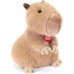 Trudi Capibara Furio | Animali peluche idea regalo | 19x27x21 cm taglia M | Classici Esotici | modello 27769