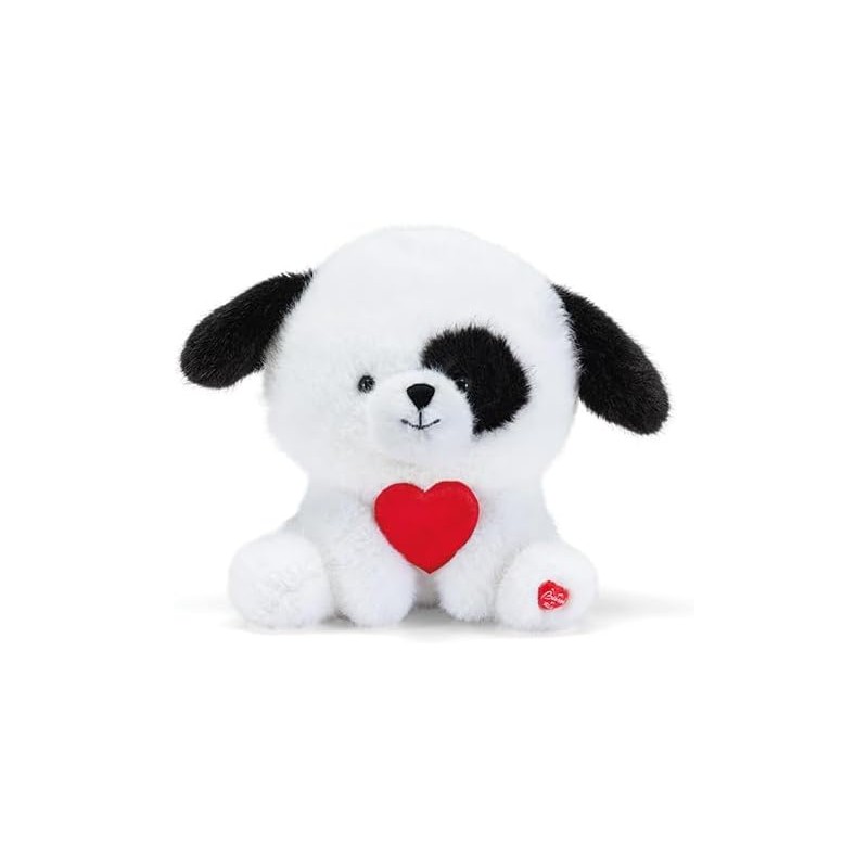 Trudi Cane Cuore Rosso | Animali peluche idea regalo | 13x13x11 cm taglia XS | Heart Animals | modello 51553
