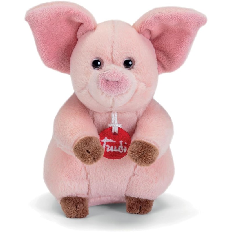 Trudino Maiale | Animali peluche idea regalo | 11x15x12 cm taglia XS | Trudini | modello 51905