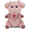 Trudi Maiale Zack Peluche regalo, maialino portafortuna | 15x21x15 cm taglia S | Classici Fattoria | modello 28394