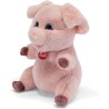 Trudi Maiale Zack Peluche regalo, maialino portafortuna | 15x21x15 cm taglia S | Classici Fattoria | modello 28394