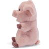 Trudi Maiale Zack Peluche regalo, maialino portafortuna | 15x21x15 cm taglia S | Classici Fattoria | modello 28394
