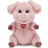 Trudi Maiale Zack | Peluche regalo, maialino portafortuna | 21x29x19 cm taglia M | Classici Fattoria | modello 28395