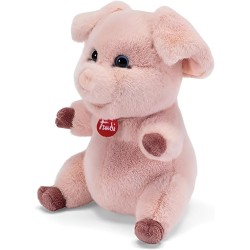 Trudi Maiale Zack | Peluche regalo, maialino portafortuna | 21x29x19 cm taglia M | Classici Fattoria | modello 28395