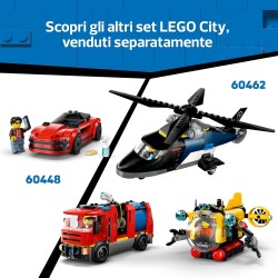 LEGO 60448 City Auto Sportiva Rossa - Macchina Giocattolo da Corsa - Include Minifigure e Accessori