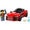 LEGO 60448 City Auto Sportiva Rossa - Macchina Giocattolo da Corsa - Include Minifigure e Accessori