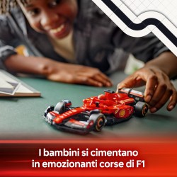LEGO 77242 Speed Champions Auto da Corsa Ferrari F1 SF-24 - Giocattolo da Collezione con Minifigure Formula 1