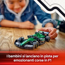 LEGO 77245 Speed Champions Auto da Corsa Aston Martin Aramco F1 AMR24 Macchina Giocattolo da Collezione con Minifigure del Pilo