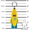 LEGO 520724 Iconico Portachiavi Torcia Uomo Banana - Altezza 76 mm (KE184) - 2 batterie CR2025 incluse