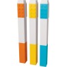 IQ LEGO 51685 cancelleria - pacchetto da 3 evidenziatori - arancione, giallo, azzurro
