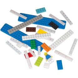 LEGO 52558 - cancelleria - righello montabile con minifigure