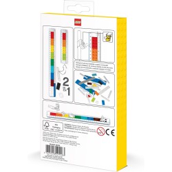 LEGO 52558 - cancelleria - righello montabile con minifigure