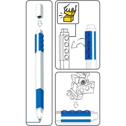 LEGO 52600 Penna Gel Ufficiale con Minifigure (Punta 0,7 mm), Penna Divertente per Scuola, Bambini e Collezionisti, Idea Regalo
