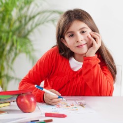 LEGO 52600 Penna Gel Ufficiale con Minifigure (Punta 0,7 mm), Penna Divertente per Scuola, Bambini e Collezionisti, Idea Regalo