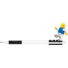 LEGO 52601 Penna Gel Ufficiale con Minifigure (Punta Media) - Penna Divertente per Scuola, Bambini e Collezionisti, Idea Regalo