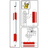 LEGO 52602 Penna Gel Ufficiale con Minifigure - Penna Divertente per Scuola, Bambini e Collezionisti, Idea Regalo, Rossa