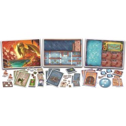 Clementoni - Sblocca la Porta, Gioco da Tavolo, 3 Escape Room, Ambientata in 3 Luoghi Fantasy, 1-8 Giocatori, 16587