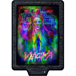 Clementoni - Stranger Things Metamorphic Art Collection - Vecna s Curse, Quadro Interattivo 520 Pezzi con Cornice e LED RGB, Il