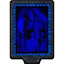 Clementoni - Stranger Things Metamorphic Art Collection - Vecna s Curse, Quadro Interattivo 520 Pezzi con Cornice e LED RGB, Il