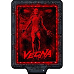 Clementoni - Stranger Things Metamorphic Art Collection - Vecna s Curse, Quadro Interattivo 520 Pezzi con Cornice e LED RGB, Il