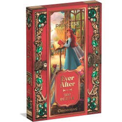 Clementoni - Puzzle 500 Pezzi, Ever After Collection Tema Disney Princess Ariel, Illustrazione Artistica da Collezione, Box Ele