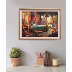 Clementoni - Puzzle 500 Pezzi, Ever After Collection Tema Disney Princess Ariel, Illustrazione Artistica da Collezione, Box Ele