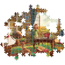 Clementoni - Puzzle 500 Pezzi, Ever After Collection Tema Disney Princess Belle, Illustrazione Artistica da Collezione, Box Ele