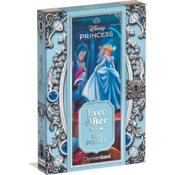 Clementoni - Puzzle 500 Pz, Ever After Collection Tema Disney Princess Cenerentola, Illustrazione Artistica da Collezione, Box 