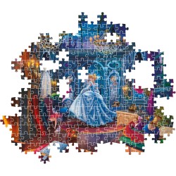 Clementoni - Puzzle 500 Pz, Ever After Collection Tema Disney Princess Cenerentola, Illustrazione Artistica da Collezione, Box 