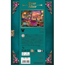 Clementoni - Puzzle 500 Pezzi, Ever After Collection Tema Disney Princess Jasmine, Illustrazione Artistica da Collezione, Box E