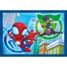 Clementoni - 21528 - Supercolor Puzzle - Marvel Spidey And His Amazing Friends - 4 Puzzle da 12,16,20 e 24 Pezzi