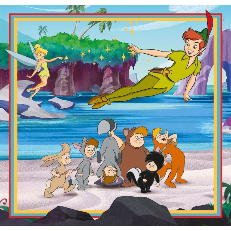 Clementoni - 25302 - Supercolor Puzzle - Disney Classics - 3x48 Pezzi ...